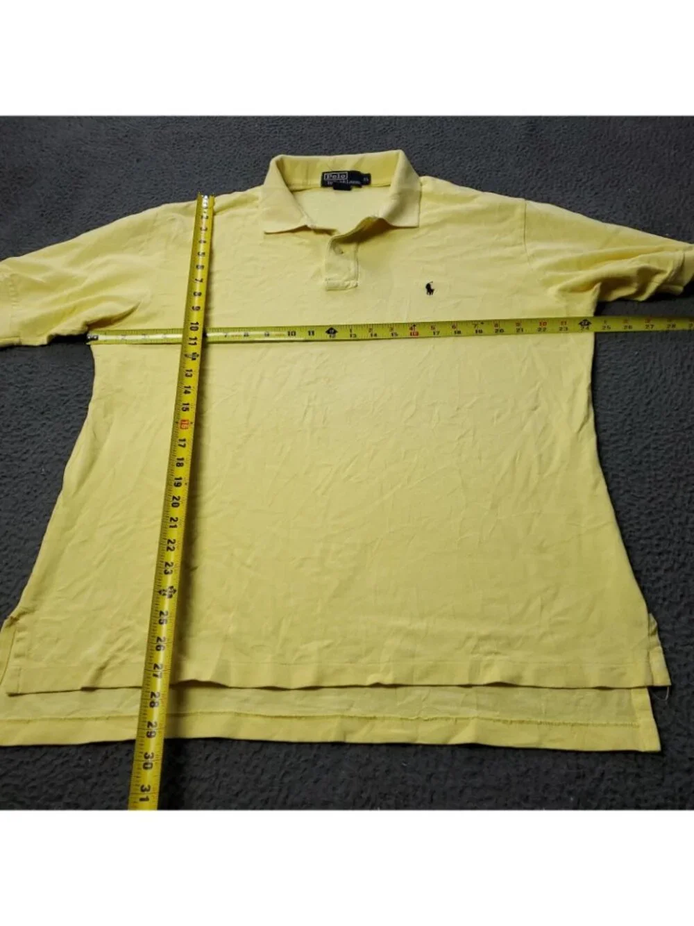 Polo Ralph Lauren Shirt  Mens Size XL Extra Large Short Sleeve Yellow
